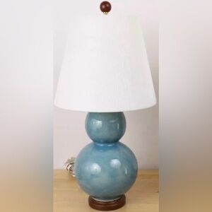 Ralph Lauren GREEN Porcelain ASIAN Design Small Lamp